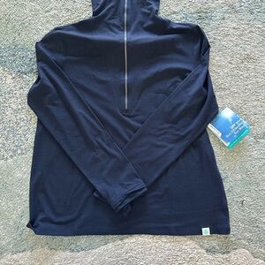 NWT Coolibar 3/4 Zip Sun protection top